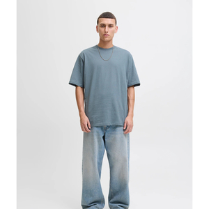 Camiseta Mem's 100% Algodón Orgánico de Alta Calidad, Logotipo Personalizado al por Mayor, Camisetas Extra Grandes de Primera Calidad, Secado Rápido, Ropa de Playa OEM - Product Image 2