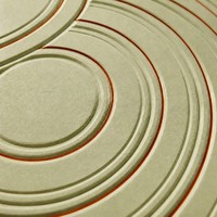 Panneau acoustique découpé CNC 33 mm à rainure en V en fibre de polyester PET, feutre acoustique insonorisant Kusdesign