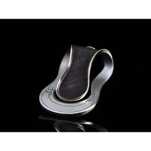 Florentine Big Bend Gold Wire Clip para dinero - Product Image 5