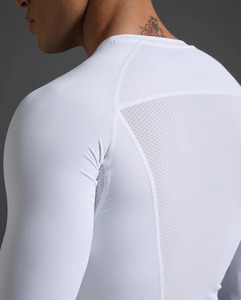 Custom <b>Men</b> Compression Shirt Long Sleeve Breathable Eco-Friendly Quick Dry Anti-UV Spandex/Polyester Fitness <b>Base</b> <b>Layer</b> - Product Image 4