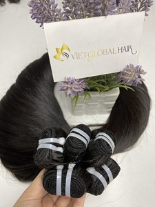 Cheveux vierges cambodgiens à double trame de couleur naturelle Bonestraight cheveux vietnamiens non traités - Product Image 4