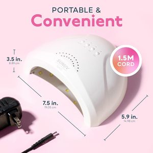 SUNone 48W Nail Salon Séchoir <span class=keywords><strong>UV</strong></span> <span class=keywords><strong>Machine</strong></span> avec 3 Minuteries Nail Gel Durcissement Rapide <span class=keywords><strong>Uv</strong></span> Led Ongles Lampe - Product Image 5