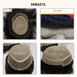 Tupé para hombre Miraz FL más vendido con cabello humano Remy 100%, trama atada a mano, onda Natural, recto, venta al por mayor, Stock disponible - Product Image 1