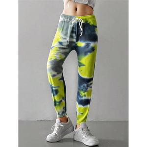 Pantaloni da Jogger Hip Hop colorati Tie-Dye per donne comodi e traspiranti abbigliamento Casual taglie fino a 3XL per Yoga o relax - Product Image 1