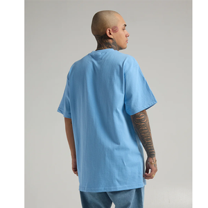 Vente en gros T-shirts d'été personnalisés avec logo graphique grande taille T-shirts élégants imprimés surdimensionnés Slim Fit T-shirts boxy unis de toutes les couleurs - Product Image 2