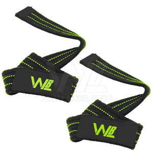 Sangles de musculation en néoprène de nouvelle conception 2026, haute qualité, réglables, antidérapantes pour la musculation en salle de sport - Product Image 1