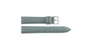 Bracelet de montre intelligente professionnel unisexe 669 gris clair en cuir véritable de luxe, respirant, avec boucle en acier inoxydable, souple et durable - Product Image 4