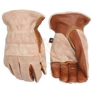 Wholesale Custom Design Leather Hand Protective Working <b>Gloves</b>-Sustainable Waterproof Anti-Slip Fireproof Safety Cuff - Product Image 3