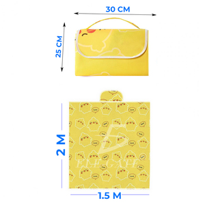Tappetino da Campeggio Impermeabile in EVA con Logo Personalizzato, Coperta da Picnic Leggera 150x200 cm, Materassino da Escursionismo con Retro in Alluminio, Logo Personalizzabile - Product Image 2