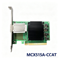 Adaptateur réseau Ethernet Mellanox Connect X-5 EN MCX515A-CCAT 100GbE QSFP28 PCIe 3.0 x16 RDMA RoCE NVMe-oF Smart NIC