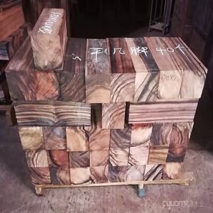 Fast <b>Delivery</b> Premium Quality Eco-Friendly <b>Water</b> Resistant Traditional Design Wood Ebony Small Square Timber 950x50 2-Year - Product Image 2