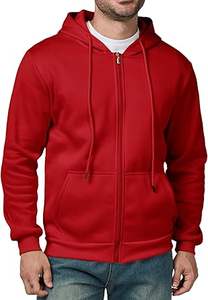 เสื้อมีฮู้ดลำลองสำหรับผู้ชาย, เสื้อฮู้ดลำลองสีพื้นใส่ได้พอดีตัวสำหรับฤดูหนาวของผู้ชาย - Product Image 5