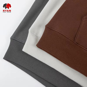 Sudadera con capucha con bolsillo frontal y logotipo personalizado para hombre, tejido de algodón y poliéster polar, transpirable, ajuste Regular - Product Image 3