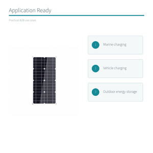 Panel Solar Flexible de 24W 16V para Carga de Baterías de Vehículos y Embarcaciones - Product Image 4
