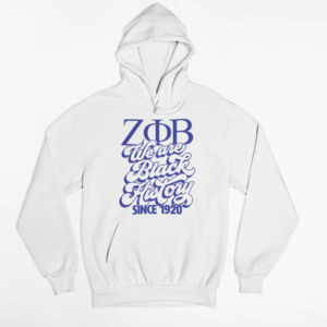 เสื้อฮู้ดพิมพ์โลโก้มหาวิทยาลัย Zeta Phi เบต้า - Product Image 1