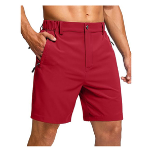 Pantalones cortos ligeros personalizados para hombre y pantalones cortos de secado rápido, pantalones cortos informales de alta calidad con 3 cremalleras - Product Image 1