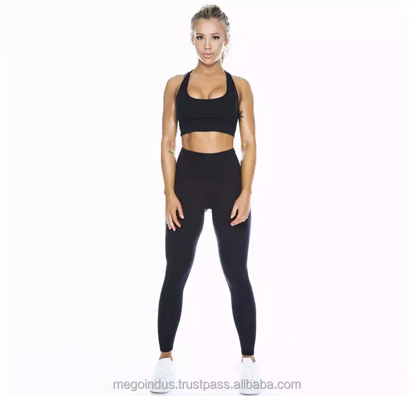 2024 Gym kebugaran Activewear pakaian olahraga pinggang tinggi Gym mulus pakaian olahraga 5 potong pakaian Yoga Set untuk wanita
