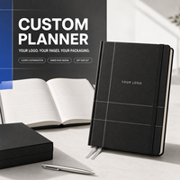 Carnet de planification quotidienne LABON Custom 365 A5, couverture rigide, pour la gestion du temps, le suivi des habitudes, la planification des objectifs et la productivité.
