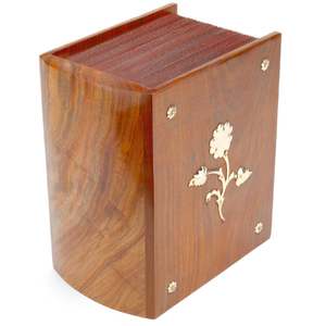 Urnes de crémation décoratives en bois pour cendres humaines adultes nouveau Design unique et classique de haute qualité fabriqué en inde vente en gros 2023 - Product Image 5
