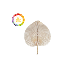 Ventilador de mano de bambú vietnamita respetuoso con el medio ambiente, ventilador de madera plegable para decoración, viajes o regalos - Product Image 4