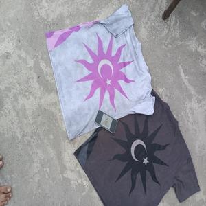 Camiseta de algodón 100% de alta calidad OEM para hombre, estilo formal con diseño bordado de serigrafía y patrón de seda - Product Image 2