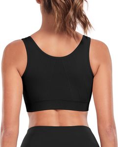 Soutiens-gorge de sport OEM pour femmes fabriqués en usine avec des bretelles réglables et une conception personnalisée réversible - Product Image 3