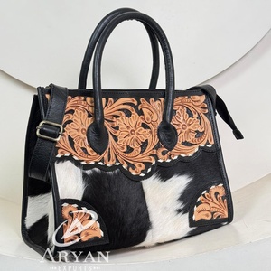 กระเป๋าหนังวัวมีเครื่องมือสำหรับผู้หญิงใหม่สุดหรูกระเป๋าสะพายไหล่แบบถือคุณภาพระดับพรีเมียม - Product Image 1