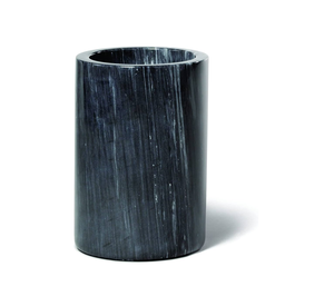 Enfriador de vino de cubo de hielo de mármol vendido en fábrica, Enfriador de botellas de vino de mármol verde redondo - Product Image 4