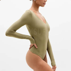 Body Elástico para Mujer, Estilo Moderno, Ajustado, de Algodón y Spandex, Suave, Transpirable, de Secado Rápido, para Invierno - Product Image 2