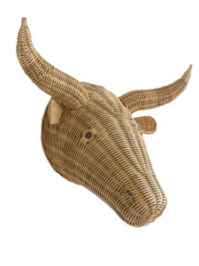 อุปกรณ์ตกแต่งผนังหัวควายหวายสำหรับตกแต่งห้องนอนเด็กสินค้าแฮนด์เมดที่ดีที่สุดจากโรงงานขายส่ง - Product Image 3