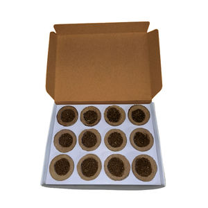 Tazas de incienso de caja Premium de 12 piezas, tazas de sándalo indio natural de larga duración Dhoop Havan Sambrani, etiqueta privada directa de fábrica - Product Image 2