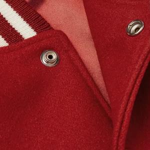 Letterman Sleeve Loose Fit Spring Jackets à bas prix Design personnalisé enduit formel laine Varsity Jacket pour hommes stylés - Product Image 5