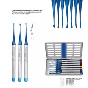 Instrumento Dental Luxating Elevators Dogmatic International DM2987, Certificado CE, Limpiador y Rellenador Manual de Metal Portátil - Product Image 4