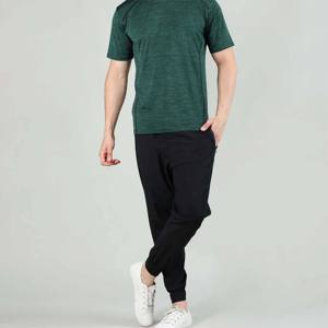 Camiseta de manga corta con logotipo personalizado para gimnasio atlético, camiseta ecológica de poliéster Spandex para hombre, perfecta para uso en verano - Product Image 6