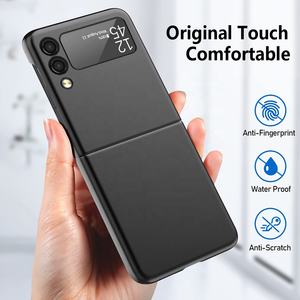 Funda Plegable para Teléfono Móvil, Funda de PC para <span class=keywords><strong>Galaxy</strong></span> Z <span class=keywords><strong>Flip</strong></span> 4, Funda Plegable para Samsung <span class=keywords><strong>Galaxy</strong></span> Z <span class=keywords><strong>Flip</strong></span> <span class=keywords><strong>3</strong></span>, Precio de Fábrica - Product Image 4
