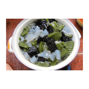 Delicious Jelly Topping THACH SUONG SA From <b>Dried</b> Green <b>Grass</b> Jelly Leaves, Natural Green Jelly Leaf At Cheap Price - Product Image 3