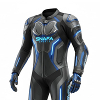 Combinaison complète de course de moto de meilleure qualité en cuir véritable respirant et résistant à l'eau combinaison de protection en cuir de moto