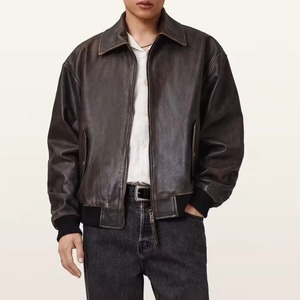 Blouson aviateur en toile pour homme tendance et surdimensionné, vente chaude, coupe-vent, à capuche, style moto, streetwear d'hiver - Product Image 3