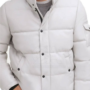 Chaqueta de burbujas reversible de alta calidad para hombre, chaqueta ligera de lana de invierno, talla XL, chaqueta baja MOQ para hombre, chaqueta de hombre de calle alta - Product Image 2