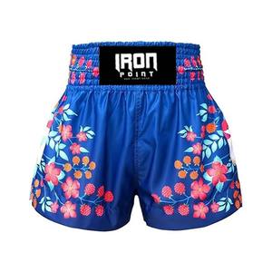 กางเกงขาสั้นมวยไทยแบบปรับแต่งได้มีกระเป๋าพิมพ์โลโก้เสื้อผ้าศิลปะการต่อสู้แบบไทยขายส่งสำหรับร้านค้าในคลับ - Product Image 1