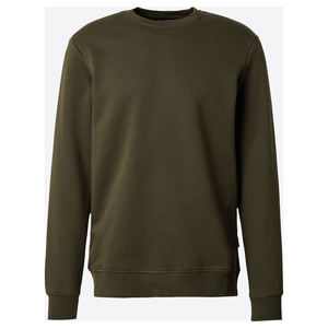 <b>Men's</b> Casual <b>Sweatshirts</b> Unisex Heavyweight Cotton Fleece Custom Print Oversize <b>Black</b> Design Solid Knitted - Product Image 1