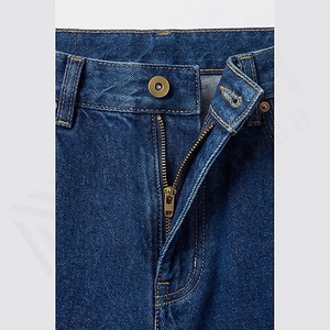 กางเกงยีนส์ผู้ชายดีไซน์ใหม่ คุณภาพเยี่ยม สีพื้นเรียบ รับผลิตตามสีที่ต้องการ ราคาขายส่ง กางเกงฟิตเนส สำหรับขายออนไลน์ บริการ OEM - Product Image 4