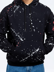 Sudadera con capucha de gran tamaño personalizada, sudadera de invierno 100% de algodón de primera calidad con impresión digital y capa interior suave - Product Image 5