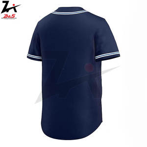 Uniformes de maillot de baseball en polyester personnalisés de haute qualité respirants et coupe régulière ensembles de styles les plus récents pour les équipes - Product Image 4