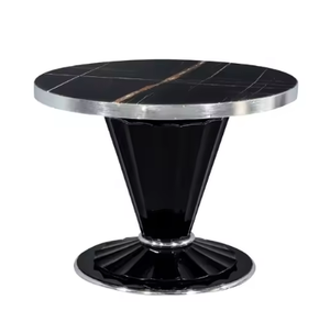 โต๊ะคอนโซลโลหะสุดหรูที่สะดุดตาสีดำดีไซน์แบบพรีเมี่ยมห้องนั่งเล่นเฟอร์นิเจอร์ห้องนอนคอนโซลที่ทันสมัย - Product Image 1