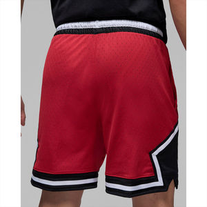 Shorts de basketball pour hommes en maille 100 % polyester respirante, légers pour l'été, couleur vert citron liquide et noir, avec taille élastique et tricot rayé - Product Image 2
