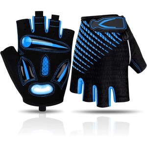 Guantes de Ciclismo de Primera Calidad, Medios Dedos, para Bicicleta de Montaña, con Acolchado de Gel, para Hombre y Mujer - Product Image 1