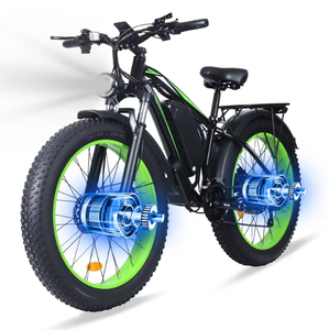 Bicicleta eléctrica SMLROSS TS60 de doble motor con portaequipajes, 3000W de potencia máxima, 60V 24, en oferta. - Product Image 5