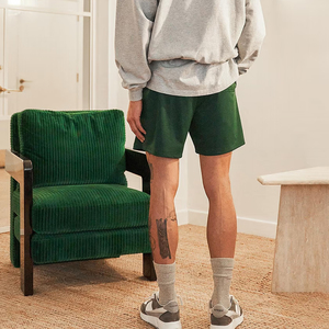 กางเกงขาสั้นตาข่ายไซส์ใหญ่พิเศษของผู้ชายสำหรับใส่ในฤดูร้อนกระเป๋าแบบปิดเอวยางยืดตกแต่งลายโลโก้ได้ตามต้องการ - Product Image 4