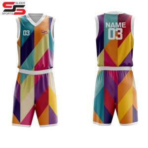 Printed Design Men Sportswear Basketball Uniform High Quality <b>Stitched</b> Quick Dry Fashion Sports Wear Basketball Uniform - Product Image 4
